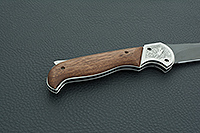Складной нож Рысь накладки дерево, дамаск, не предусмотрен : фото 5