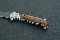 Складной нож Рысь накладки дерево, дамаск, не предусмотрен : фото 6