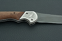 Складной нож Рысь накладки дерево, дамаск, не предусмотрен : фото 7