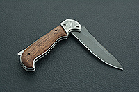 Складной нож Рысь накладки дерево, дамаск, не предусмотрен : фото 10