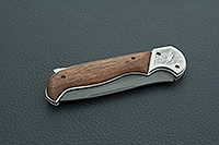 Складной нож Рысь накладки дерево, дамаск, не предусмотрен : фото 12