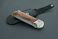 Складной нож Рысь накладки дерево, дамаск, не предусмотрен : фото 14