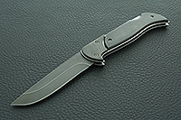 Складной нож Ахиллес накладки дамаск, дамаск, гарда дамаск : фото 2