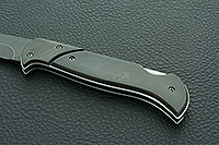 Складной нож Ахиллес накладки дамаск, дамаск, гарда дамаск : фото 5