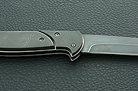 Складной нож Ахиллес накладки дамаск, дамаск, гарда дамаск : фото 7