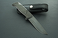 Складной нож Ахиллес накладки дамаск, дамаск, гарда дамаск : фото 15