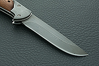 Складной нож Ахиллес накладки дерево, дамаск, гарда дамаск : фото 4