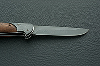 Складной нож Ахиллес накладки дерево, дамаск, гарда дамаск : фото 7