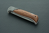 Складной нож Ахиллес накладки дерево, дамаск, гарда дамаск : фото 12