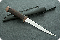 Нож Рыбацкий наборная кожа, эи-107, текстолит : фото 10