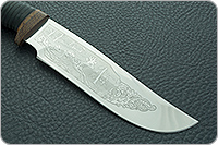 Нож Бивень наборная кожа, эи-107, текстолит : фото 4