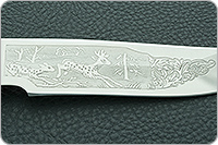 Нож Бивень наборная кожа, эи-107, текстолит : фото 8