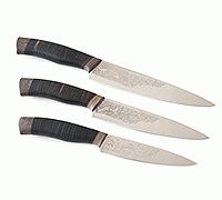 Набор кухонных ножей Империя-3 без подставки наборная кожа, эи-107, текстолит : фото 5