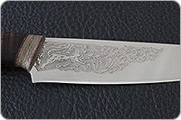 Кухонный нож Империя-3 наборная кожа, эи-107, текстолит : фото 7