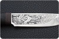 Нож Легенда наборная кожа, эи-107, текстолит : фото 7