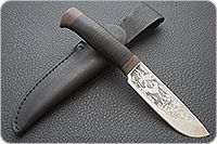 Нож Легенда наборная кожа, эи-107, текстолит : фото 9