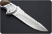 Складной нож Рысь серрейтор накладки дерево, эи-107, не предусмотрен : фото 4