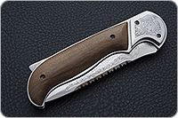 Складной нож Рысь серрейтор накладки дерево, эи-107, не предусмотрен : фото 9