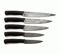 Набор кухонных ножей Империя-5 без подставки наборная кожа, эи-107, текстолит : фото 7