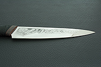 Кухонный нож Империя-1 наборная кожа, эи-107, текстолит : фото 7