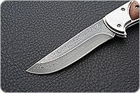 Складной нож Ахиллес накладки дерево, дамаск, не предусмотрен : фото 3