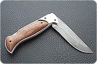 Складной нож Ахиллес накладки дерево, дамаск, не предусмотрен : фото 7