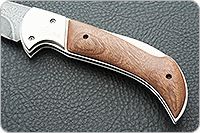 Складной нож Клык накладки орех, дамаск, не предусмотрен : фото 6