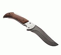 Складной нож Клык накладки орех, дамаск, не предусмотрен : фото 11