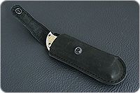 Складной нож Сапсан серрейтор накладки дерево, эи-107, золочение клинка : фото 10