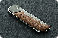 Складной нож Рысь накладки дерево, дамаск, гарда дамаск : фото 10