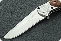 Складной нож Комар накладки дерево, эи-107, без золочения : фото 3