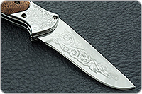 Складной нож Комар накладки дерево, эи-107, без золочения : фото 4