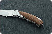 Складной нож Дельфин накладки дерево, эи-107, без золочения : фото 6