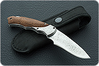 Складной нож Дельфин накладки дерево, эи-107, без золочения : фото 9