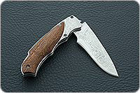 Складной нож Дельфин накладки дерево, эи-107, без золочения : фото 10