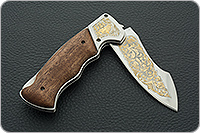 Складной нож Носорог накладки дерево, эи-107, не предусмотрен : фото 4