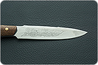 Нож Особист накладки сапели, эи-107, цельнометаллический : фото 7