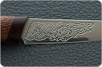 Кухонный нож Империя-5  дерево, эи-107, текстолит : фото 8