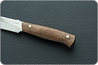 Нож Особист (с пилой) накладки сапели, эи-107, цельнометаллический : фото 6