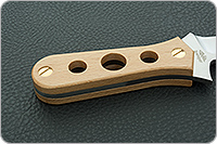 Нож Барракуда  40х10с2м (эи-107), накладки орех, цельнометаллический : фото 5