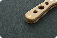 Нож Барракуда  40х10с2м (эи-107), накладки орех, цельнометаллический : фото 7