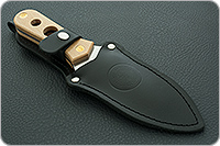 Нож Барракуда  40х10с2м (эи-107), накладки орех, цельнометаллический : фото 11