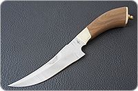 Нож Визирь 40х13, орех, латунь : фото 2