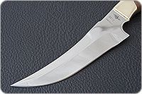 Нож Визирь 40х13, орех, латунь : фото 3