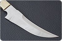 Нож Визирь 40х13, орех, латунь : фото 4