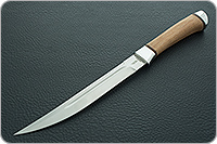 Нож Канопус 50х14мф, орех, алюминий : фото 2