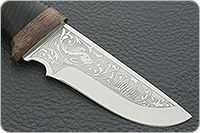 Нож Ерш наборная кожа, 40х10c2m (эи-107), текстолит : фото 3