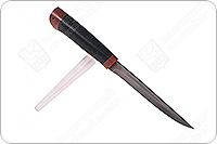 Нож Бекас  наборная кожа, х12мф, текстолит : фото 3