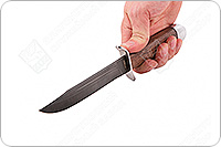 Нож Разведчика орех, х12мф, алюминий : фото 5