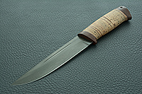 Нож Бекас  береста, х12мф, текстолит : фото 2